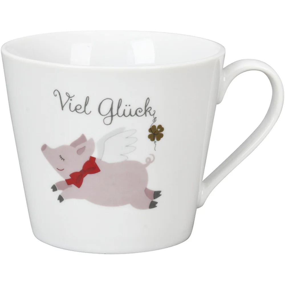 Krasilnikoff - Tasse Viel Glück