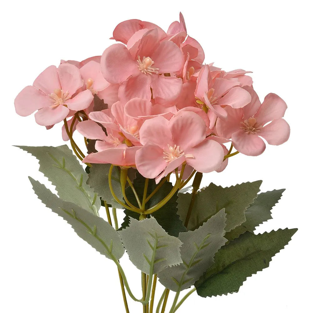 Clayre &amp; Eef - Künstliche Blume Hortensie rosa 30 cm