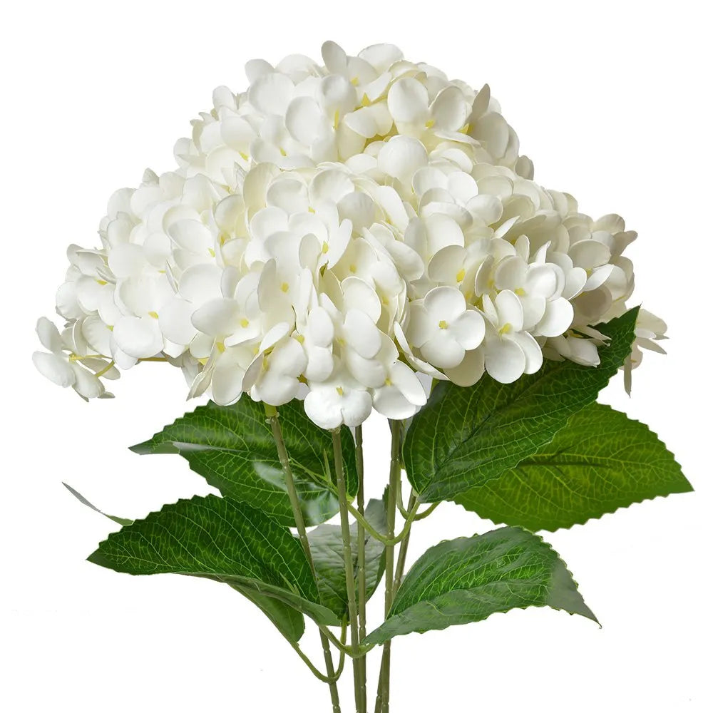Clayre & Eef - Künstliche Blume Hortensie weiß 45 cm
