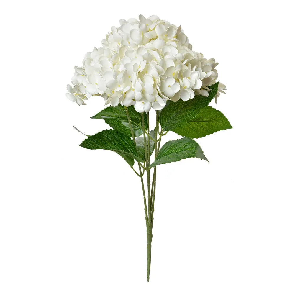 Clayre & Eef - Künstliche Blume Hortensie weiß 45 cm