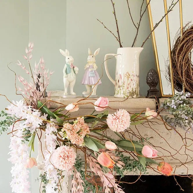 Clayre & Eef - Künstliche Blume hellrosa 31 cm