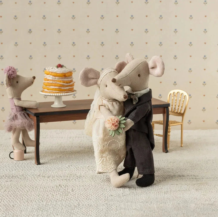 Maileg - Mäuse Hochzeitspaar in Box Mama und Papa
