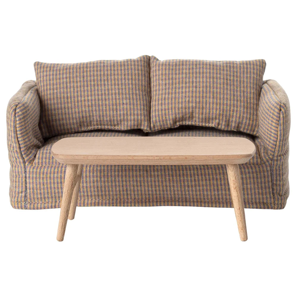 Maileg - Couchtisch, Maus Miniatur - Natur