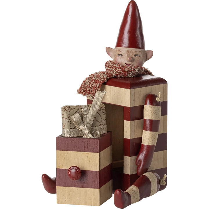 Maileg - Elf mit Schublade Rot