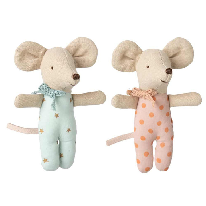 Maileg - Maus Babymäuse Zwillinge in Streichholzschachtel