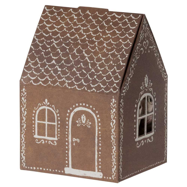 Maileg - Maus Big Brother Weihnachtsmann mit Haus Stoffsack