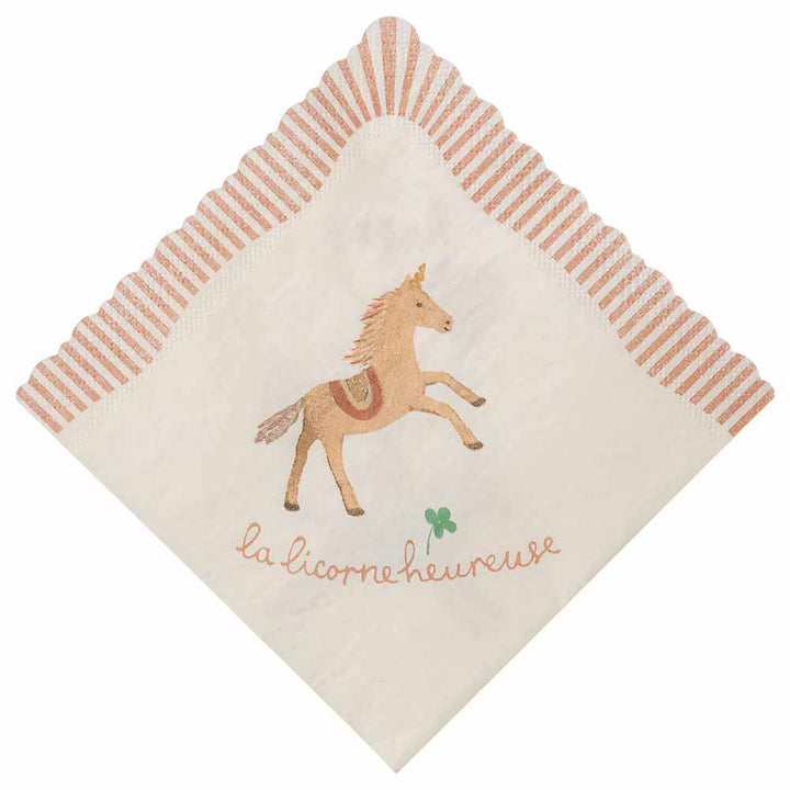 Maileg - Papierserviette Happy Birthday Einhorn