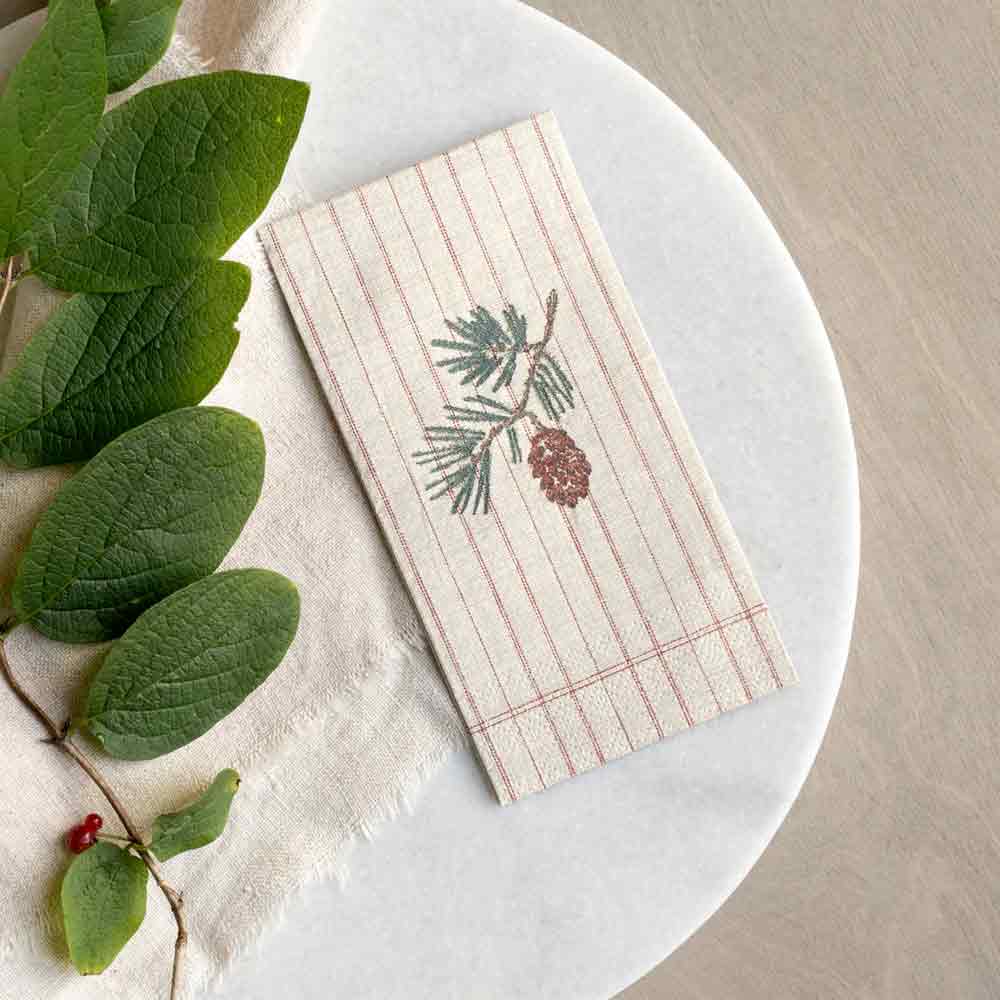 Maileg - Papierserviette "Brindille de noël" klein