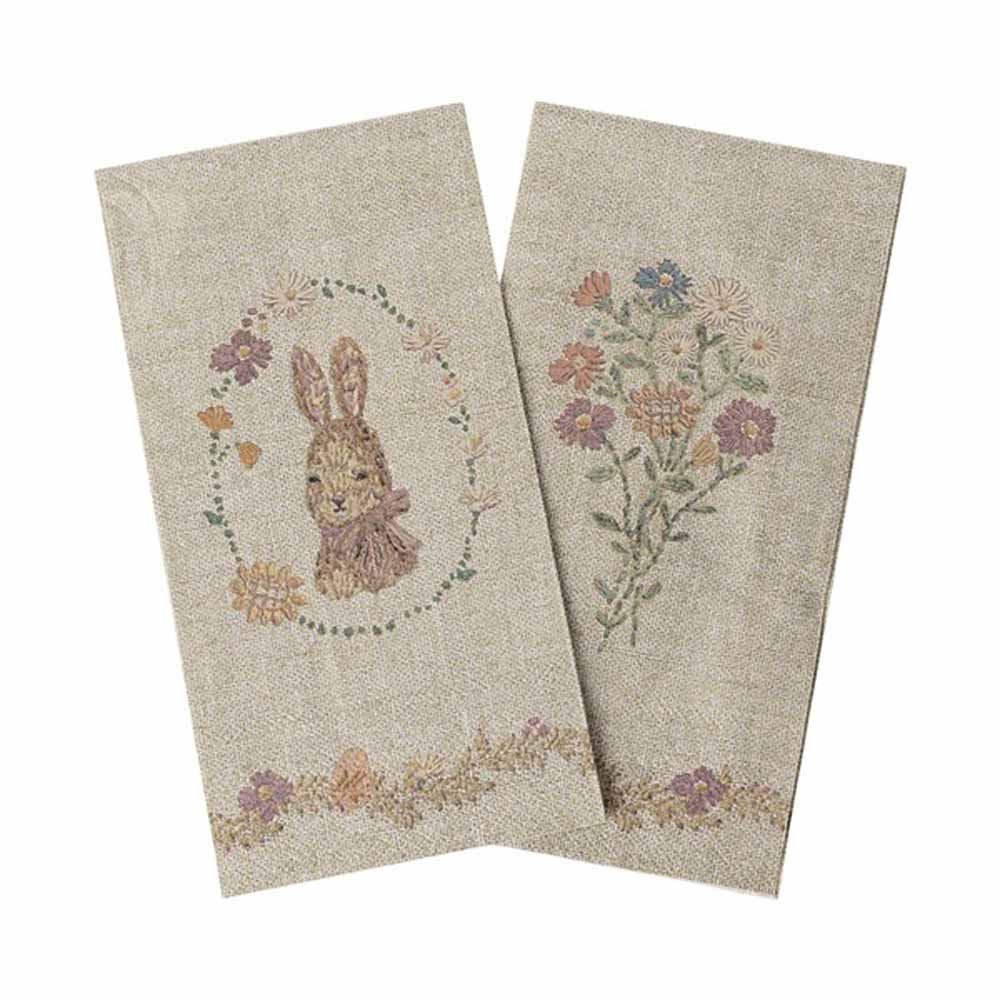 Maileg - Papierservietten Hase & Blume
