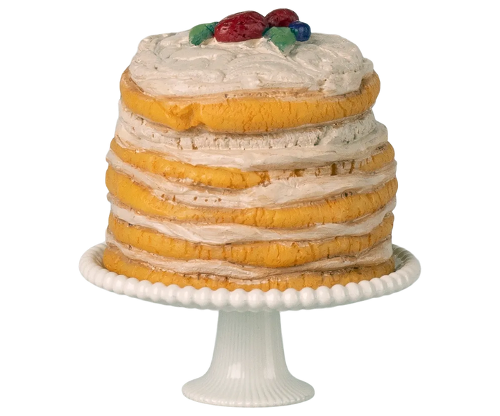 Maileg - Partykuchen und Tortenständer Maus - Off white