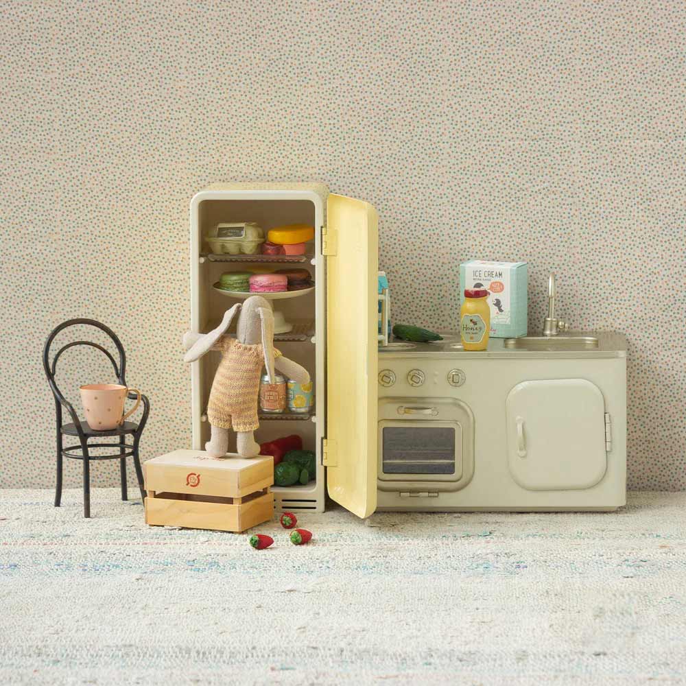 Maileg - Puppenhaus Kühlschrank Retro Hase