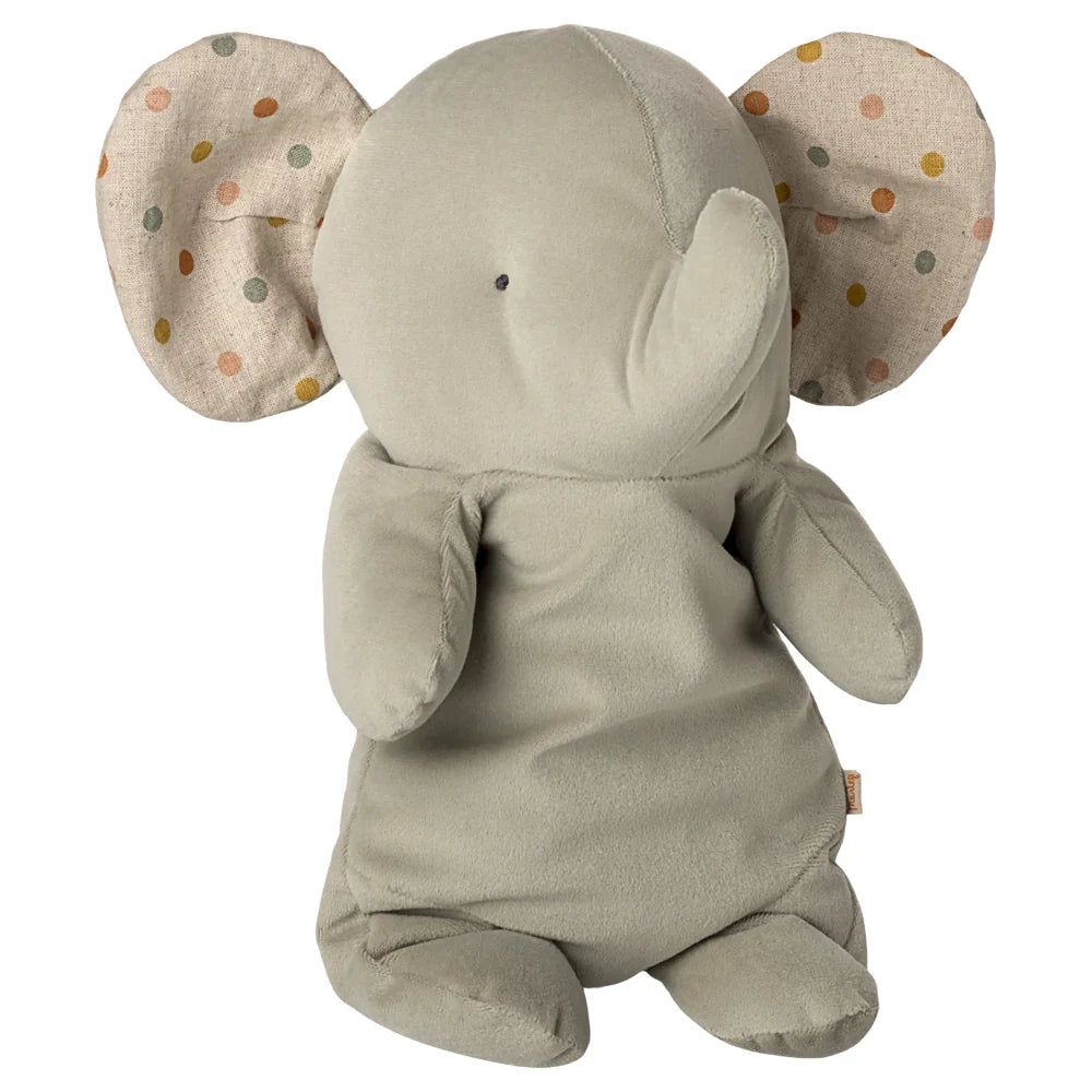 Maileg - Safari-Friends Elefant Medium Grau Samt