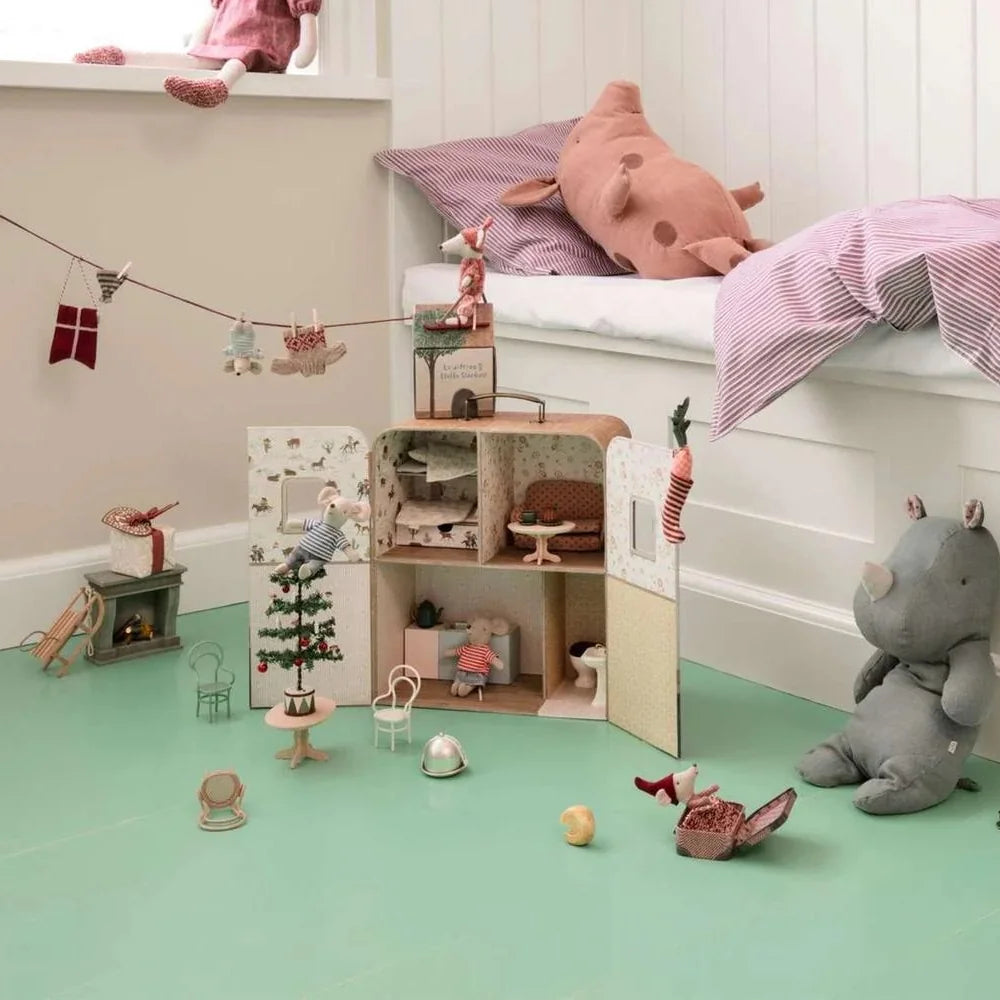 Maileg - SuitCasa Maus Koffer als Miniaturhaus für Little Sister und Little Brother (lieferbar ab ca. 19 Juni 26)