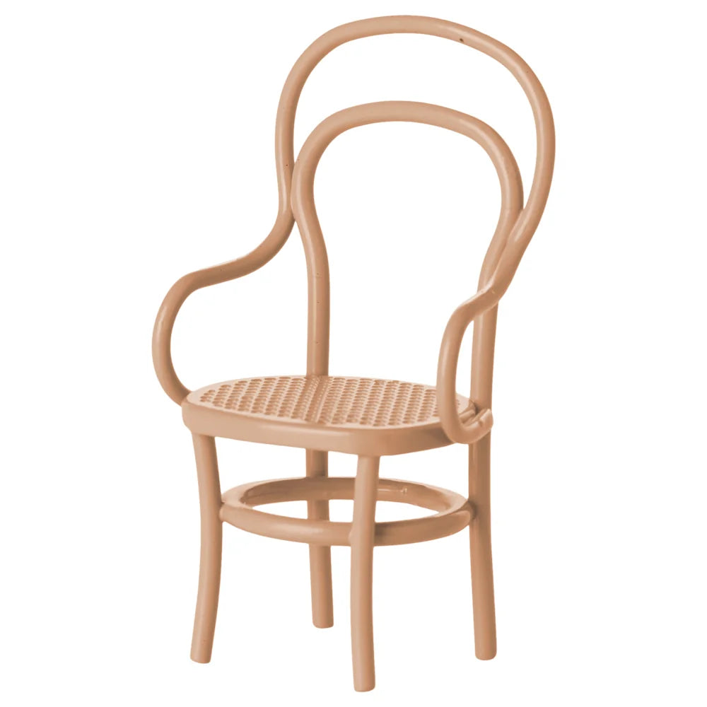 Maileg - Vintage Stuhl, Maus Miniatur - Dunkles Powder
