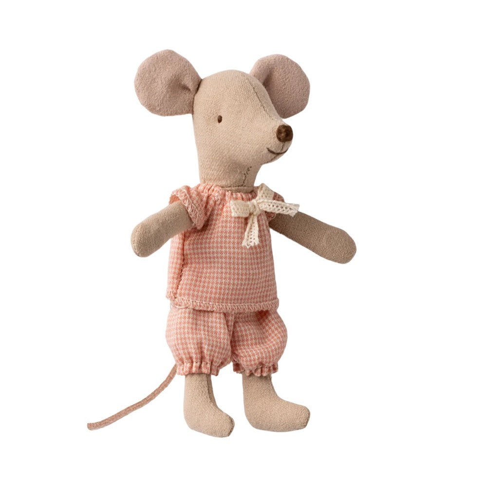 Maileg - Kleine Schwester Maus in Streichholzschachtel