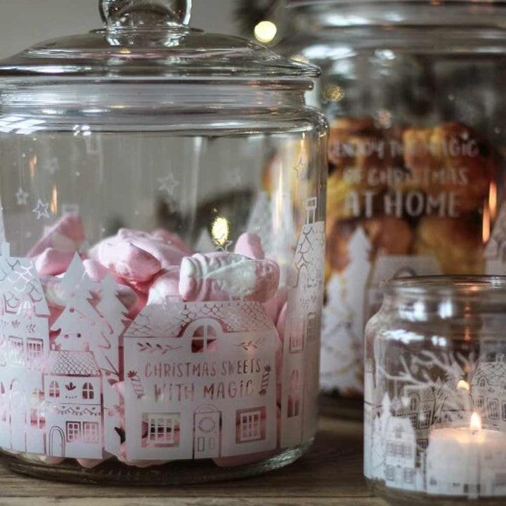 Majas Cottage - Keksdose aus Glas "Christmas Sweets"