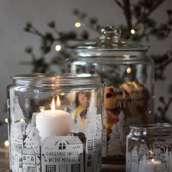Majas Cottage - Keksdose aus Glas "Christmas Sweets"