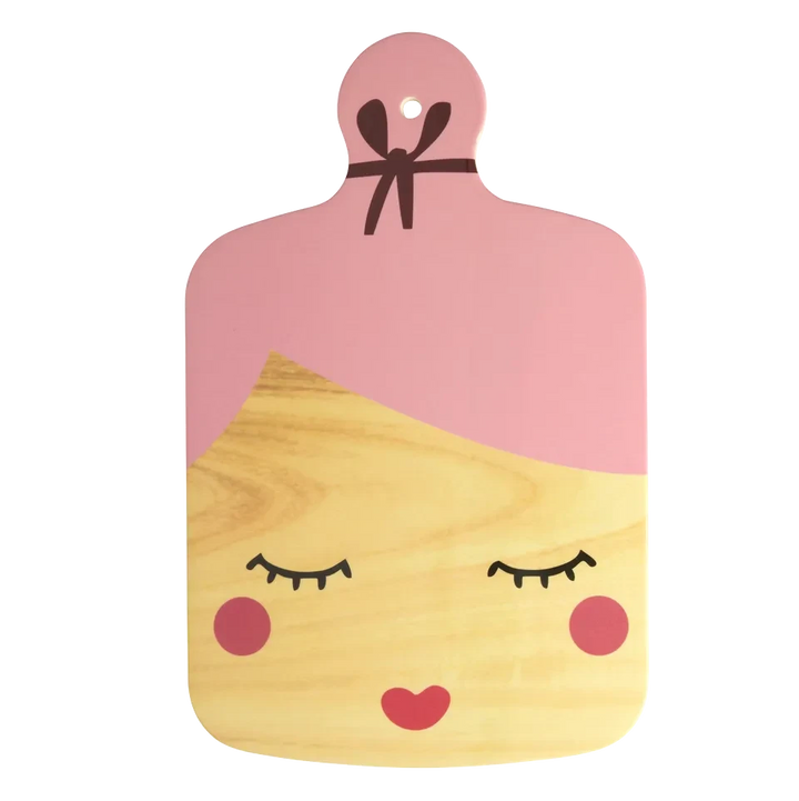 Rice - Melamine Serving Board in Lady Shape - Pink