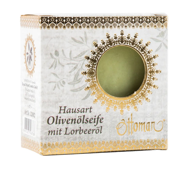 Ottoman - Hausart Olivenölseife grün mit Lorbeeröl