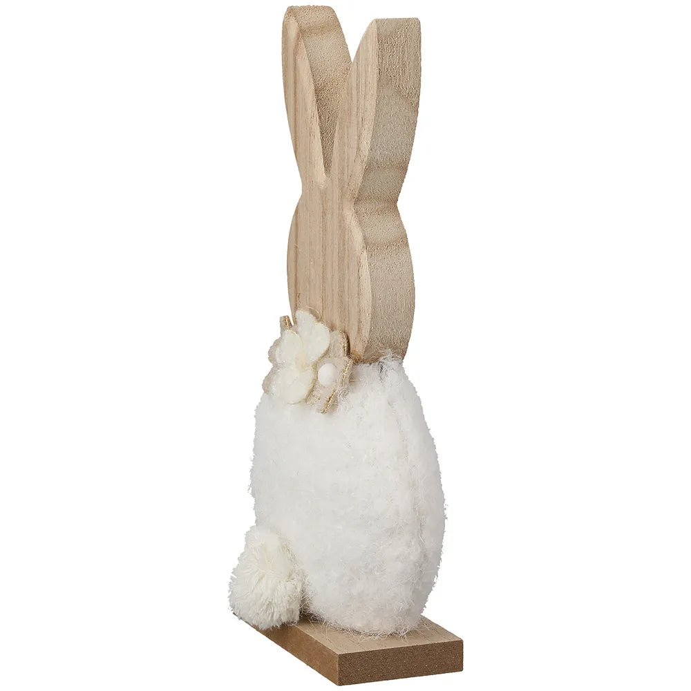 Gilde - Standrelief Hase Heri mit Blumenmotiv