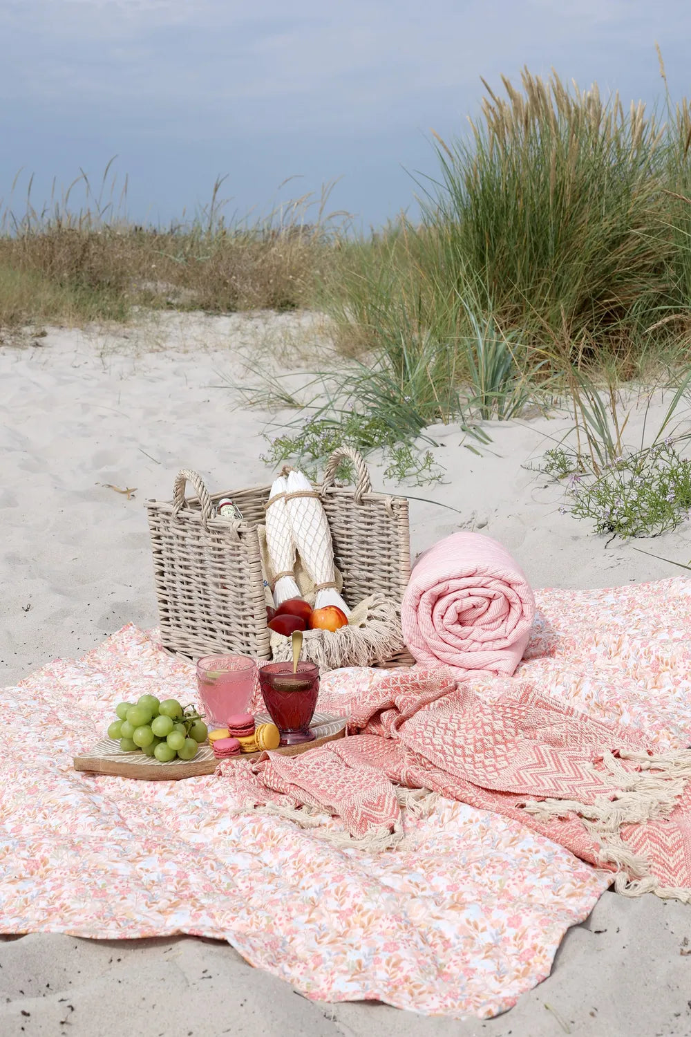 Chic Antique - Quilt rosa und weiß