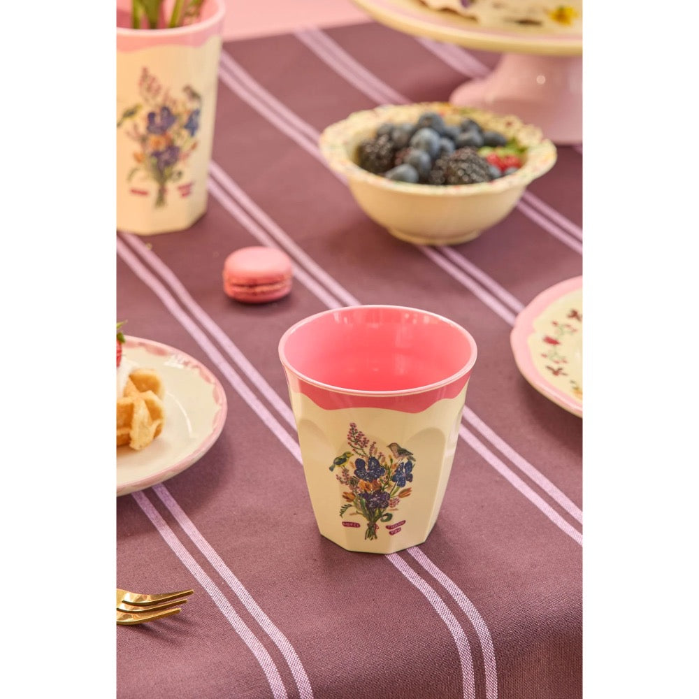 Rice - Becher Melamin Medium Pink Nathalie Lété Vol. 2