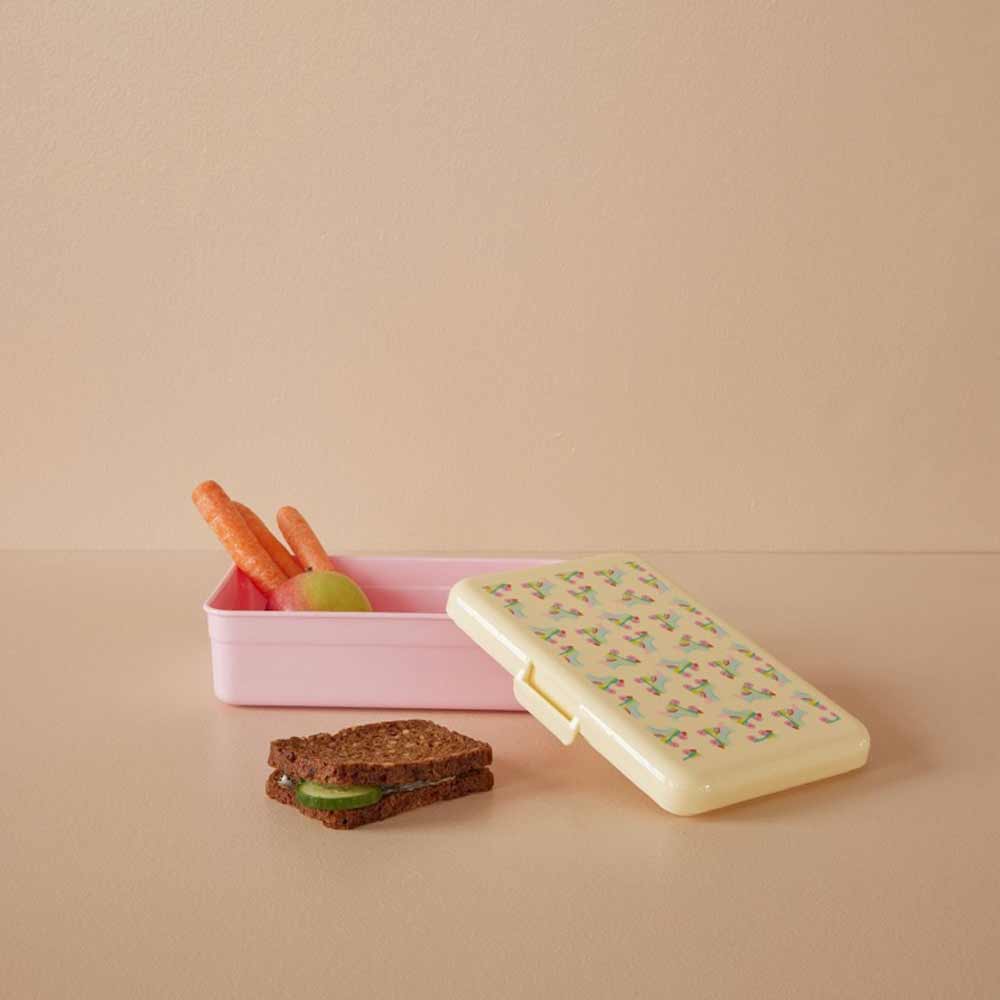 Rice - Brotdose Roller Skate Soft Pink