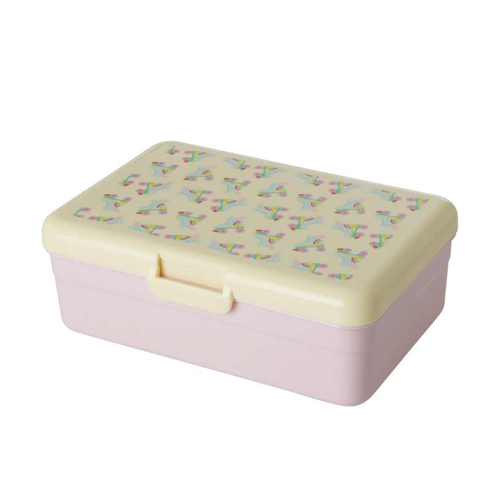 Rice - Brotdose Roller Skate Soft Pink