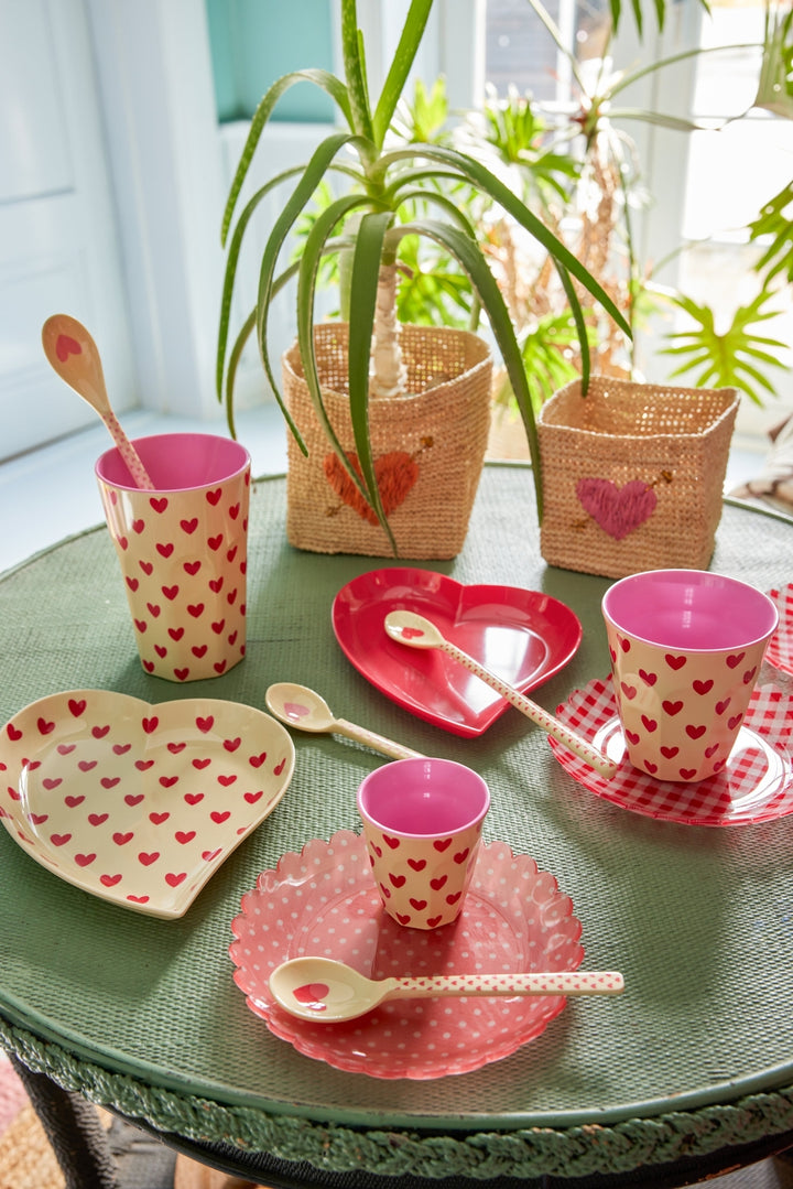 Rice - Melamin Cup Darling Hearts Medium