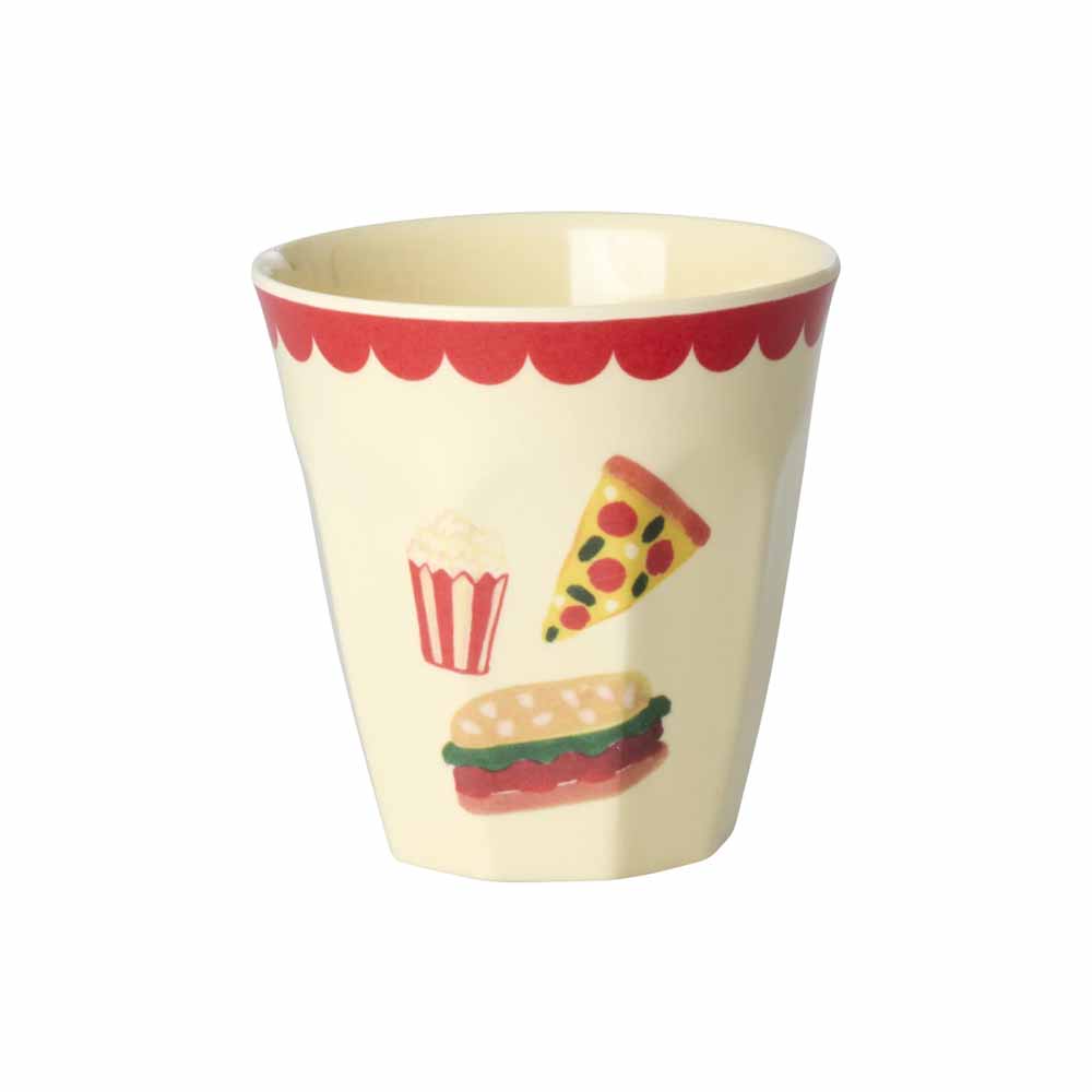 Rice - Melamin Cup 6er Set Fun Fair Junge Mint Small