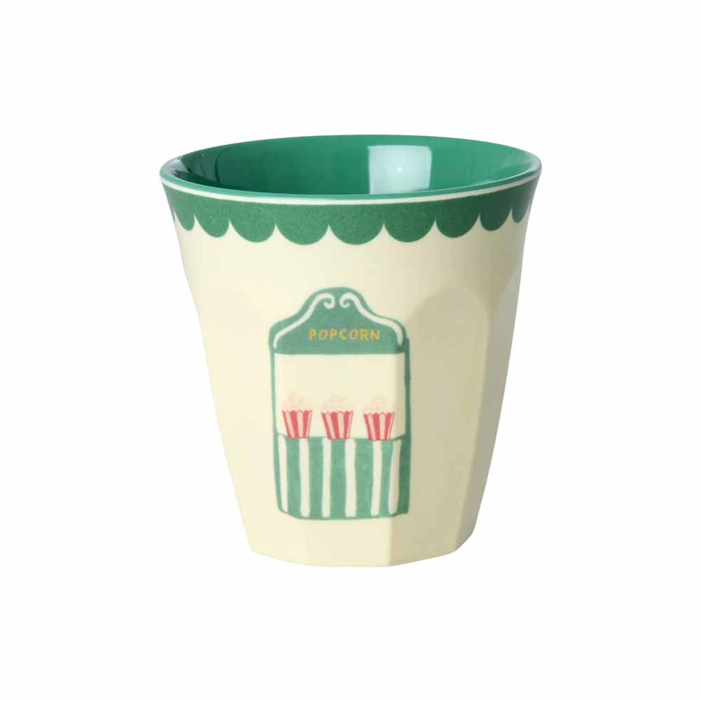Rice - Melamin Cup 6er Set Fun Fair Junge Mint Small