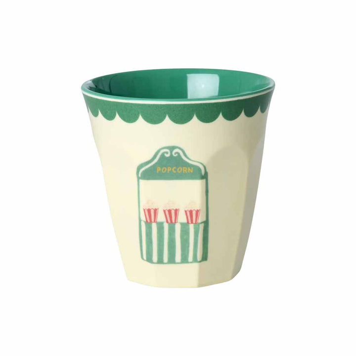 Rice - Melamin Cup 6er Set Fun Fair Junge Mint Small