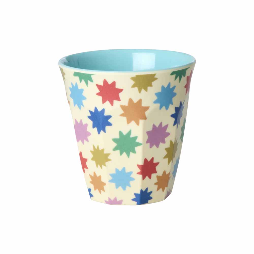 Rice - Melamin Cup 6er Set Fun Fair Junge Mint Small