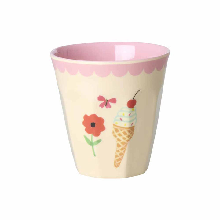 Rice - Melamin Cup 6er Set Fun Fair Mädchen Rosa Small