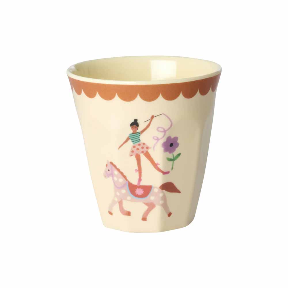 Rice - Melamin Cup 6er Set Fun Fair Mädchen Rosa Small