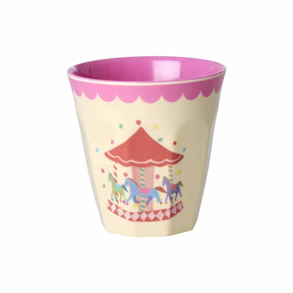 Rice - Melamin Cup 6er Set Fun Fair Mädchen Rosa Small
