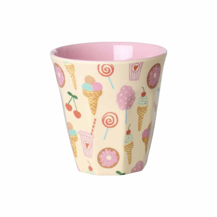 Rice - Melamin Cup 6er Set Fun Fair Mädchen Rosa Small