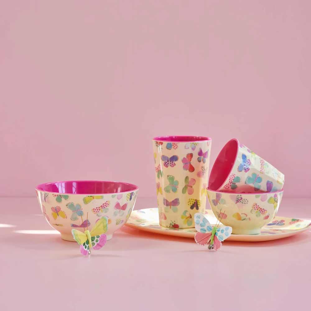 Rice - Melamin Cup Butterfly Medium