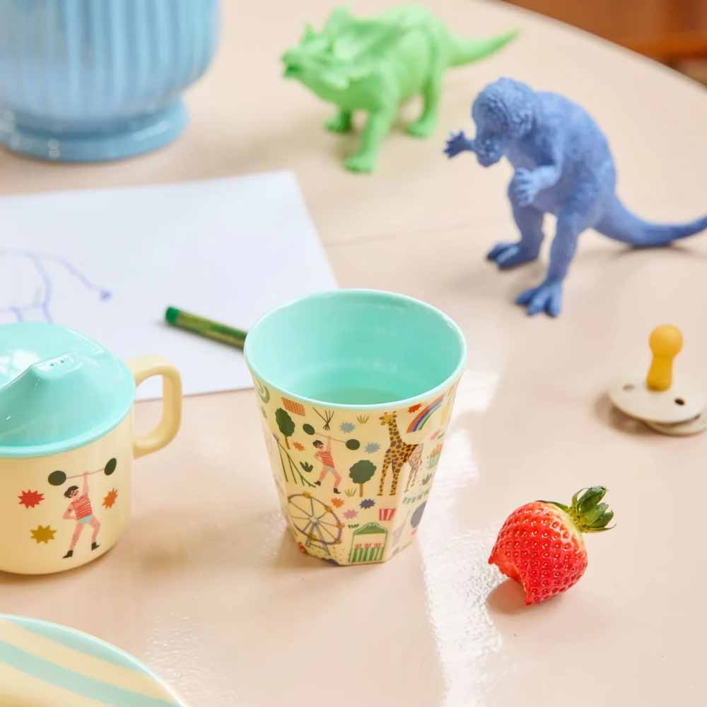 Rice - Melamin Cup Fun Fair Mint Medium