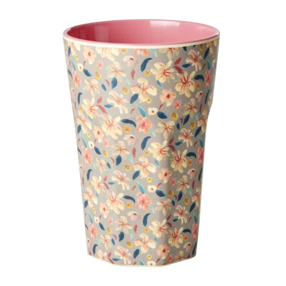 Rice - Melamin Latte Cup Sandy Flower