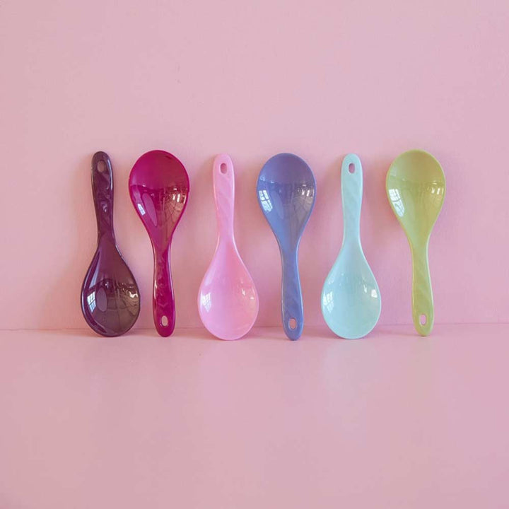 Rice - Melamin Salatlöffel Multicolor Uni