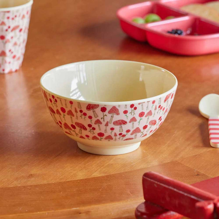 Rice - Melamin Schüssel Happy Forest Pink Medium