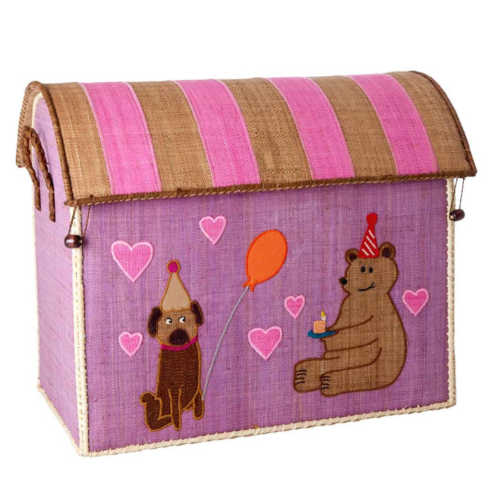 Rice - Raffia Haus zur Aufbewahrug Party Animal