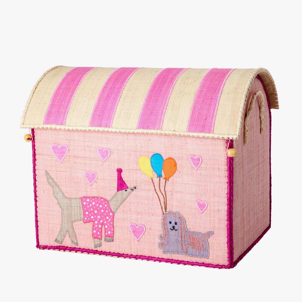 Rice - Raffia Haus zur Aufbewahrug Party Animal