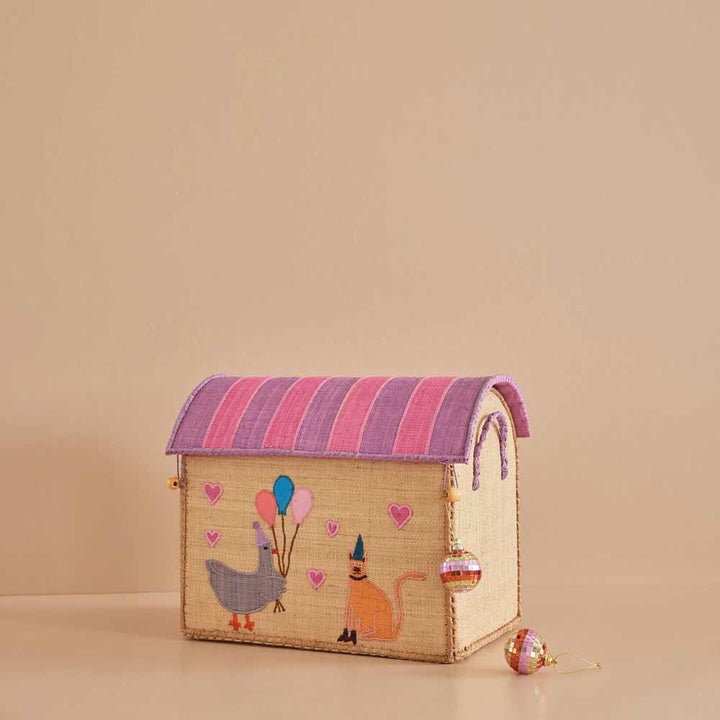 Rice - Raffia Haus zur Aufbewahrug Party Animal