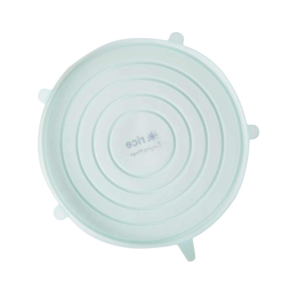 Rice - Silikondeckel für Salatschüssel Soft Blue