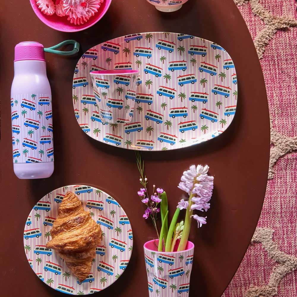 Rice - Trinkflasche Rostfreier Stahl Cars Soft Pink