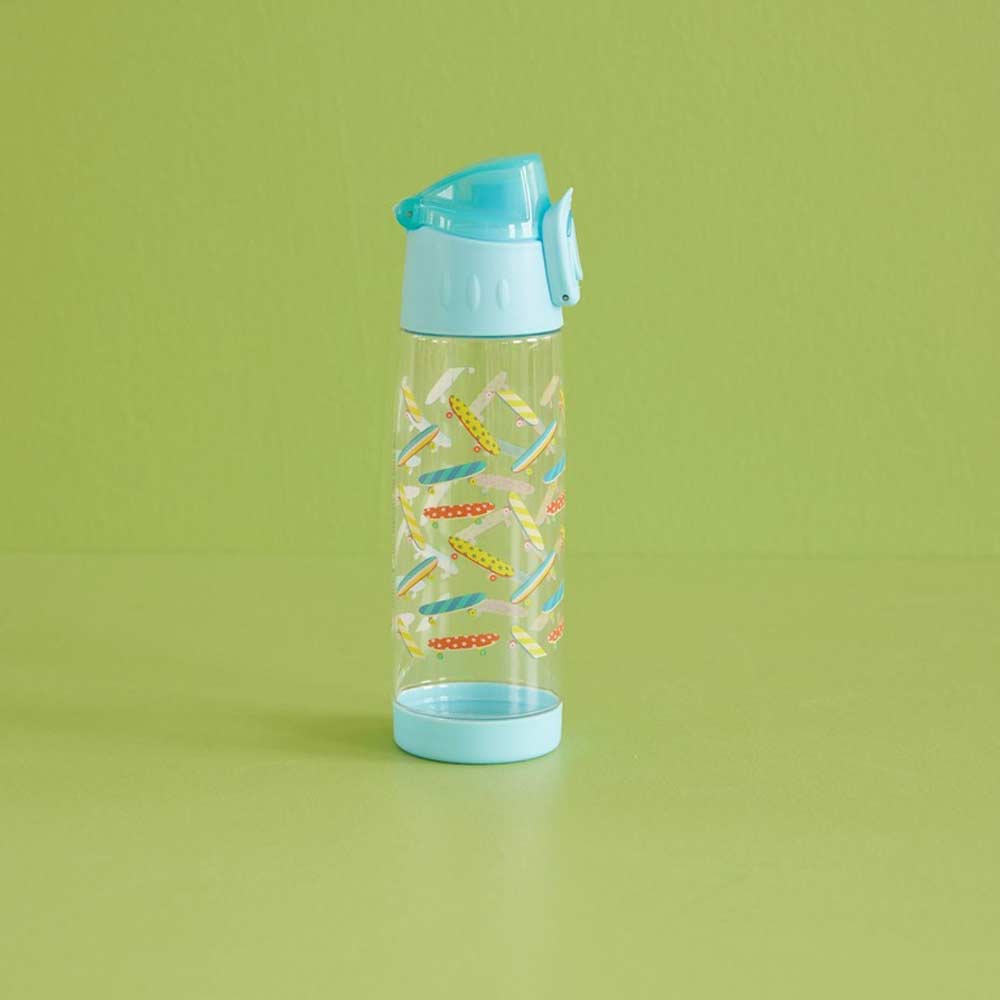 Rice - Trinkflasche Skateboard Soft Blue