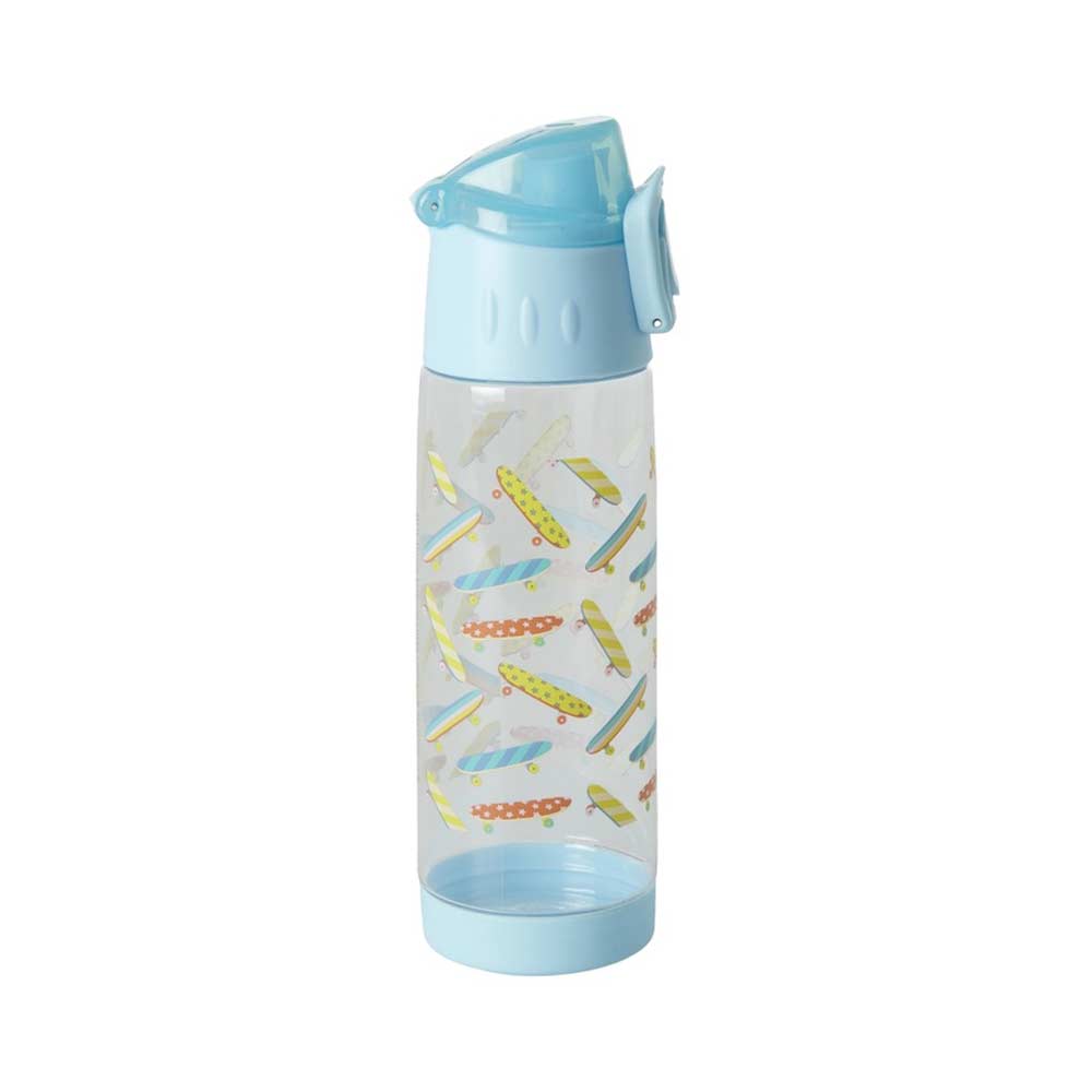 Rice - Trinkflasche Skateboard Soft Blue