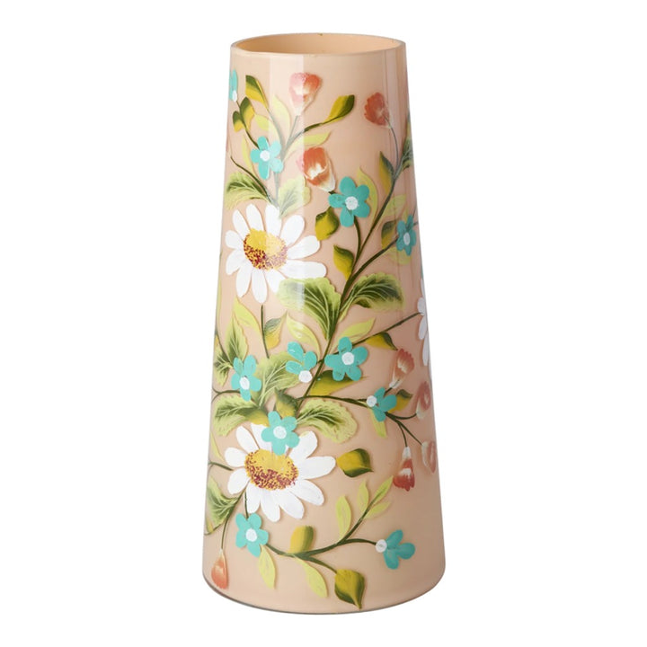 Rice - Vase Glas Hoch Blumenmuster